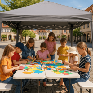 Kreativtisch-basteln_mit_kindern-michaelimarkt-hilpoltstein